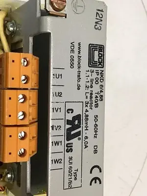 USED BLOCK TRAFO VDE 0550 NKD6/4 T40/B