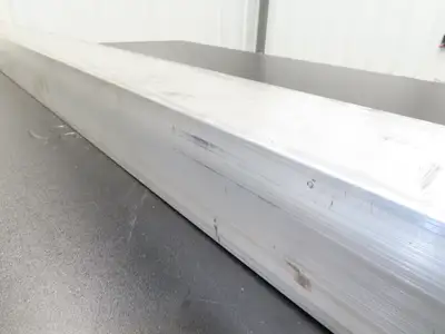 Hydro 6061-T6511 Aluminum Rectangle Bar Stock 3"x 3-1/2"x 104"L 105Lb