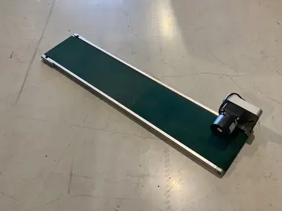 Used Misumi Flat Belt Conveyor 1070mm 15kg Max Load Belt Conveyors Michigan US | Maverick Industrial Sales #1401137
