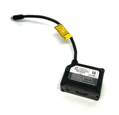 USED KEYENCE INTELLIGENT-L CMOS MULTI-FUNCTION ANALOG LASER SENSOR HEAD
