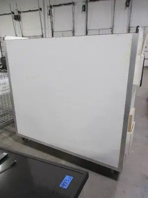 WHITE ROLLING WAREHOUSE CARTS