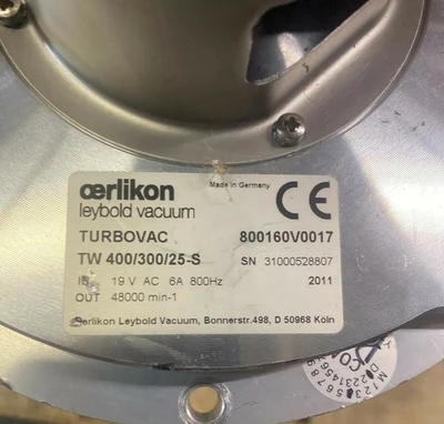 USED Oerlikon 800160V0017