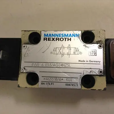 Used MANNESMANN REXROTH 4WE6E53/AG24NZ5L Valves/Fittings Michigan US | Ideal Machinery #1311374