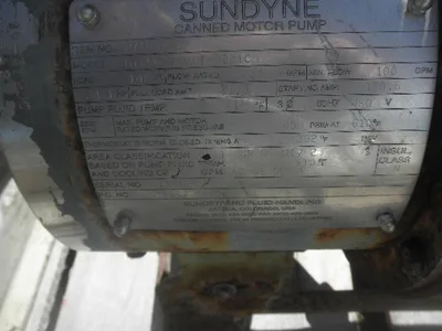 USED SUNDYNE HT25C-S5NHT-02D1C