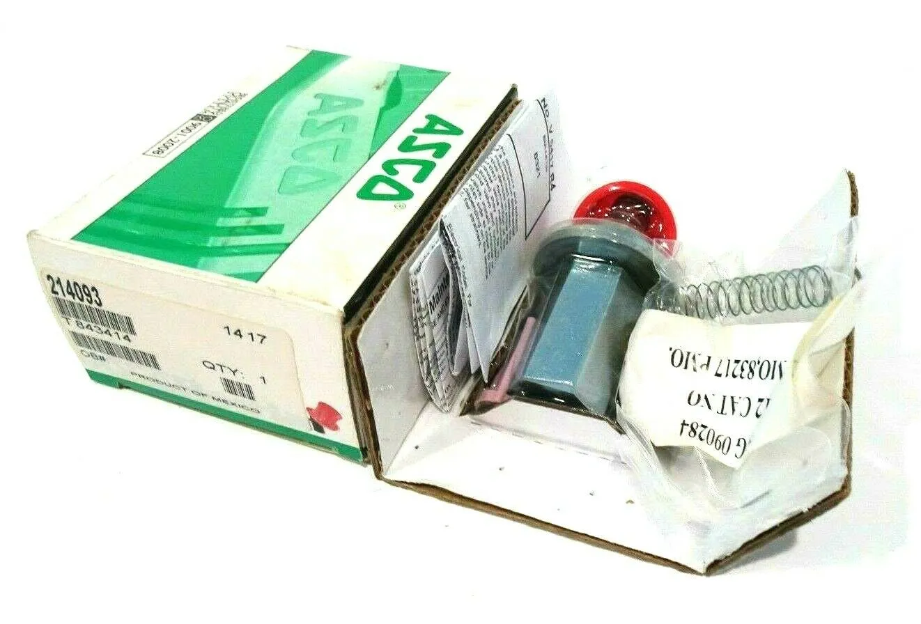 NEW ASCO 214093 REBUILD KIT