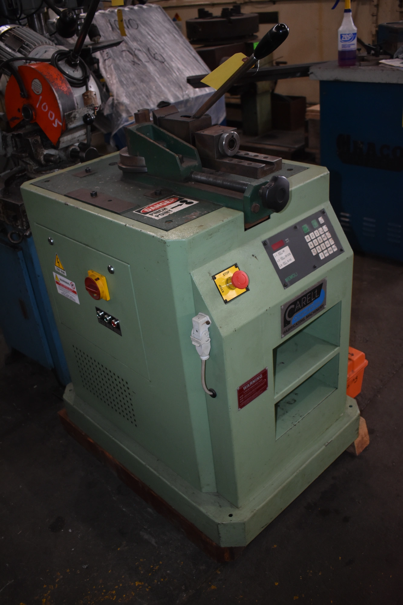 1-1/2" MEMOLI EUREKAMATIC "CN/SUPER" UNIVERSAL ROTARY BAR & PIPE BENDER - MICROPROCESSOR CONTROL - SEMI-AUTOMATIC & MANUAL OPERATION - BOX OF TOOLING