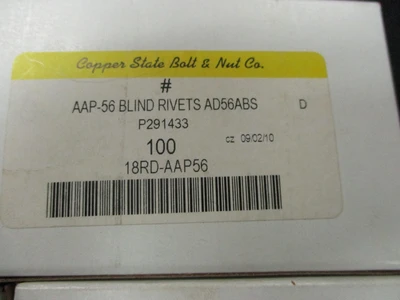 NEW Copper State Bolt & Nut Vo P287275/P291433