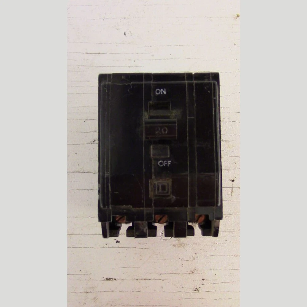 Square D 3 Pole 20 Amp Plug-in Breaker