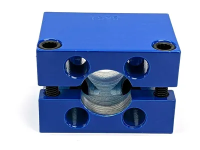 USED FLEX-CABLE CLAMPING MOUNTING BLOCK