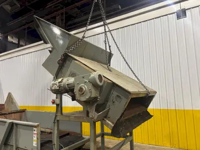 60" WIDE MARATHON MODEL #PERFORATOR FOR PLASTIC BOTTLES & ALUMINUM CANS : STOCK #21935