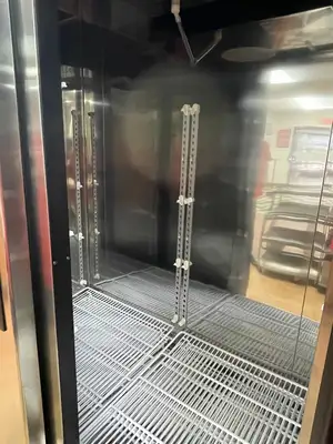 Used Maxx Cold Used 54" Maxx Cold MCR-49FDHC Stainless Two Section Reach In Refrigerator 120V Refrigerators Illinois US | Falcon Restaurant Supply #1374945