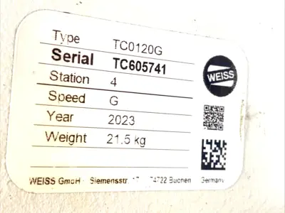 USED WEISS ROTARY INDEXING TABLE 120MM FLANGE HIGH PRECISION CAM INDEXER