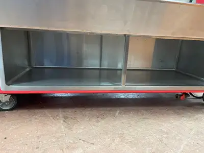 Used ColorPoint Used ColorPoint 74" Commercial Buffet 4 Open Well Steam Table Heated 220V Steam Tables (Food) Illinois US | Falcon Restaurant Supply #1376351