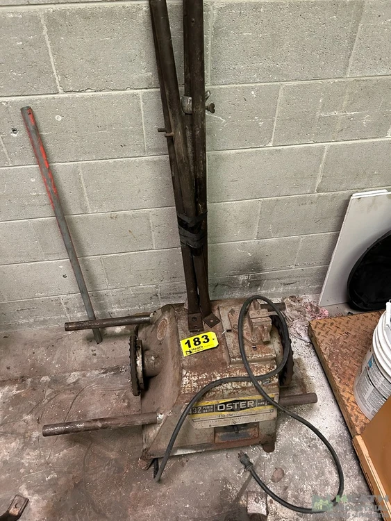 Used _UNKNOWN_ OSTER MODEL 432 POWER DRIVE PIPE & BOLT THREADER - 1/8" - 2" Bolt Threaders Illinois US | Heath Industrial Auction Services #1379707