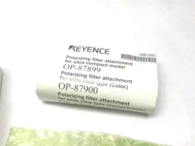 OP-87899 | Keyence  Polarized Light Filter Attachment for Vision Sensors - New Other
