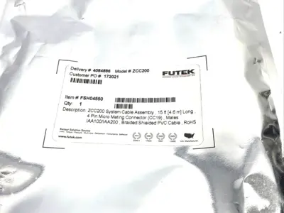 New | in-Stock Futek ZCC200 Cable & Wire Michigan US | Maverick Industrial Sales #1496082