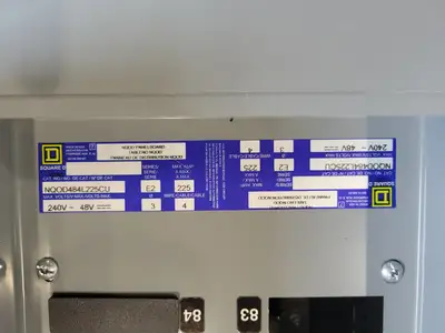 USED SQUARE D NQOD484L225CU