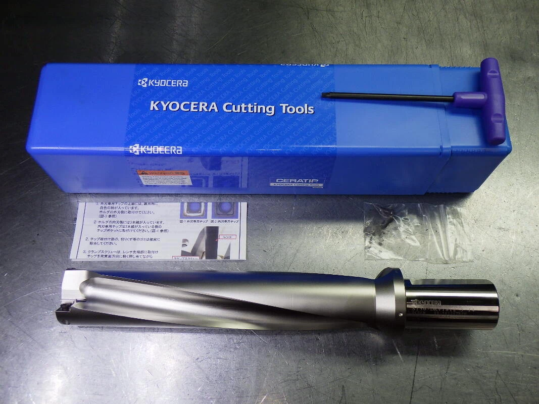 Kyocera 1.812" Coolant Thru 5xD Drill 1.5" Shank S150-DRV1625-5-14 (LOC1289B)