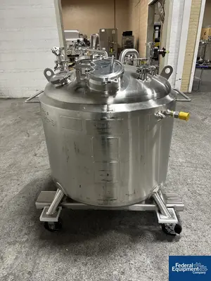 USED DCI Used 600 liter DCI Jacketed Receiver Vessel, Hastelloy C22, 45/150#