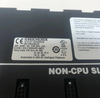 USED GE FANUC IC693CHS392K
