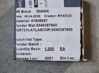 NEW EPIROC 5540387600
