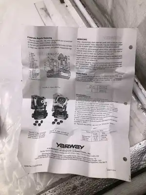 Yarway 1500 Replacement Steam Trap Strainer Repair Kit-NIB
