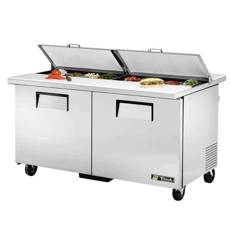 Used True TSSU-60-16-DS-ST-HC Food Prep Tables Illinois US | Falcon Restaurant Supply #1374167