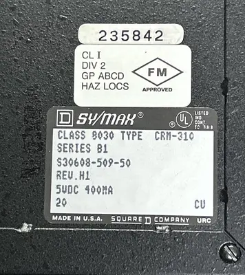 New | in-Stock SQUARE D 8030-CRM-310 Misc Electrical & Power Parts Ohio US | Surplus Asset Holdings #1242957