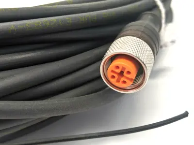 USED LUMBERG AUTOMATION SINGLE-ENDED CORDSET M12 FEMALE 25M LENGTH