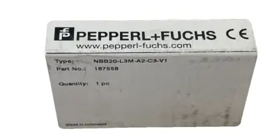 NEW PEPPERL+FUCHS 187558 INDUCTIVE SENSOR NBB20-L3M-A2-C3-V1