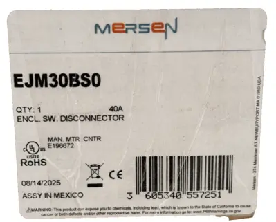 NEW MERSEN EJM30BS0