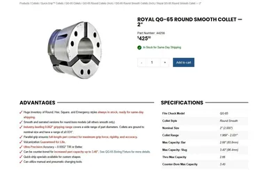 USED ROYAL PRODUCTS QG-65