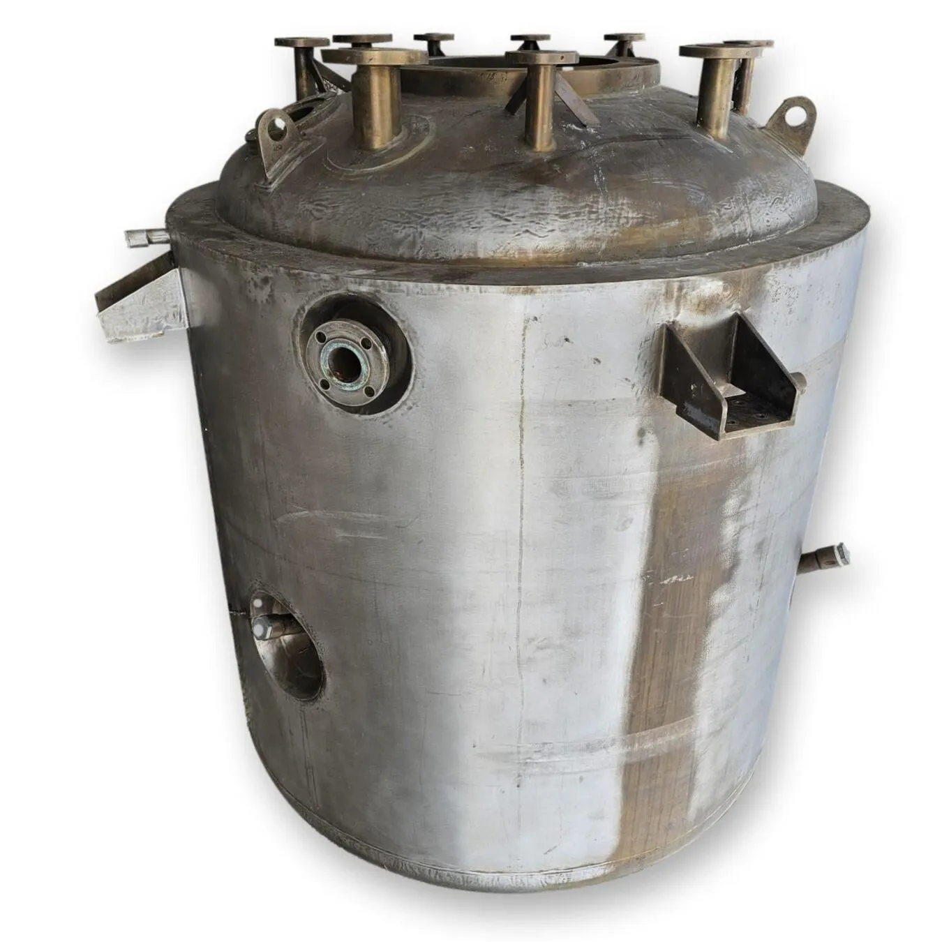 Used 2000L 528 GAL Jacketed Stainless Steel 316L Pressure Reactor Mix Tank