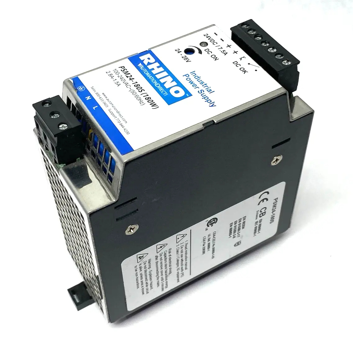 USED AUTOMATIONDIRECT RHINO SELECT PSM SERIES SWITCHING POWER SUPPLY
