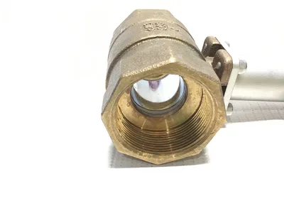 Unbranded B12AE Brass Ball Valve Stainless Extension 2″ NPT 600 CWP