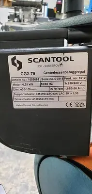 Used SCANTOOL 75CGX2000 Belt Grinders Including Sanders Pennsylvania US | Hildebrand Machinery Co. #1485937