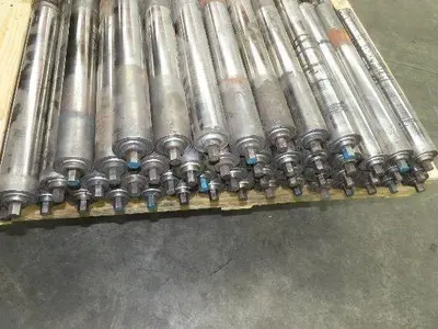 Hytrol 2.5" Snub Idler Roller 24" Hytrol Conveyor 21"BF 11/16" Hex Lot of 2