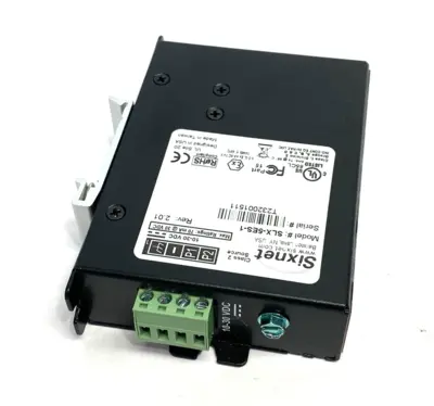 USED HMS NETWORKS SIXNET ® UNMANAGED 5-PORT INDUSTRIAL ETHERNET SWITCH