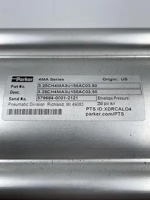 New | in-Stock PARKER PARKER 3.25CH4MA3U155AC03.50 Parts (Hydraulics and Pneumatics) | ND Industrial Surplus #1215320