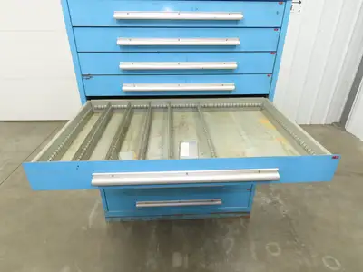 Nu-Era Modular Tool Storage Cabinet 10 Drawer 45x28x61" Stanley Vidmar Lista