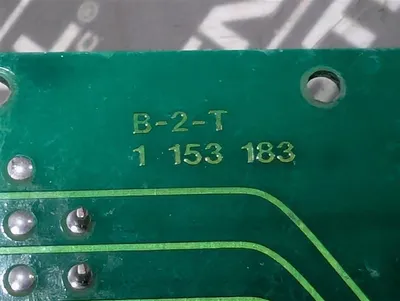 Nobel Elektronik B-2-T Terminal Board 1 153 183 Used