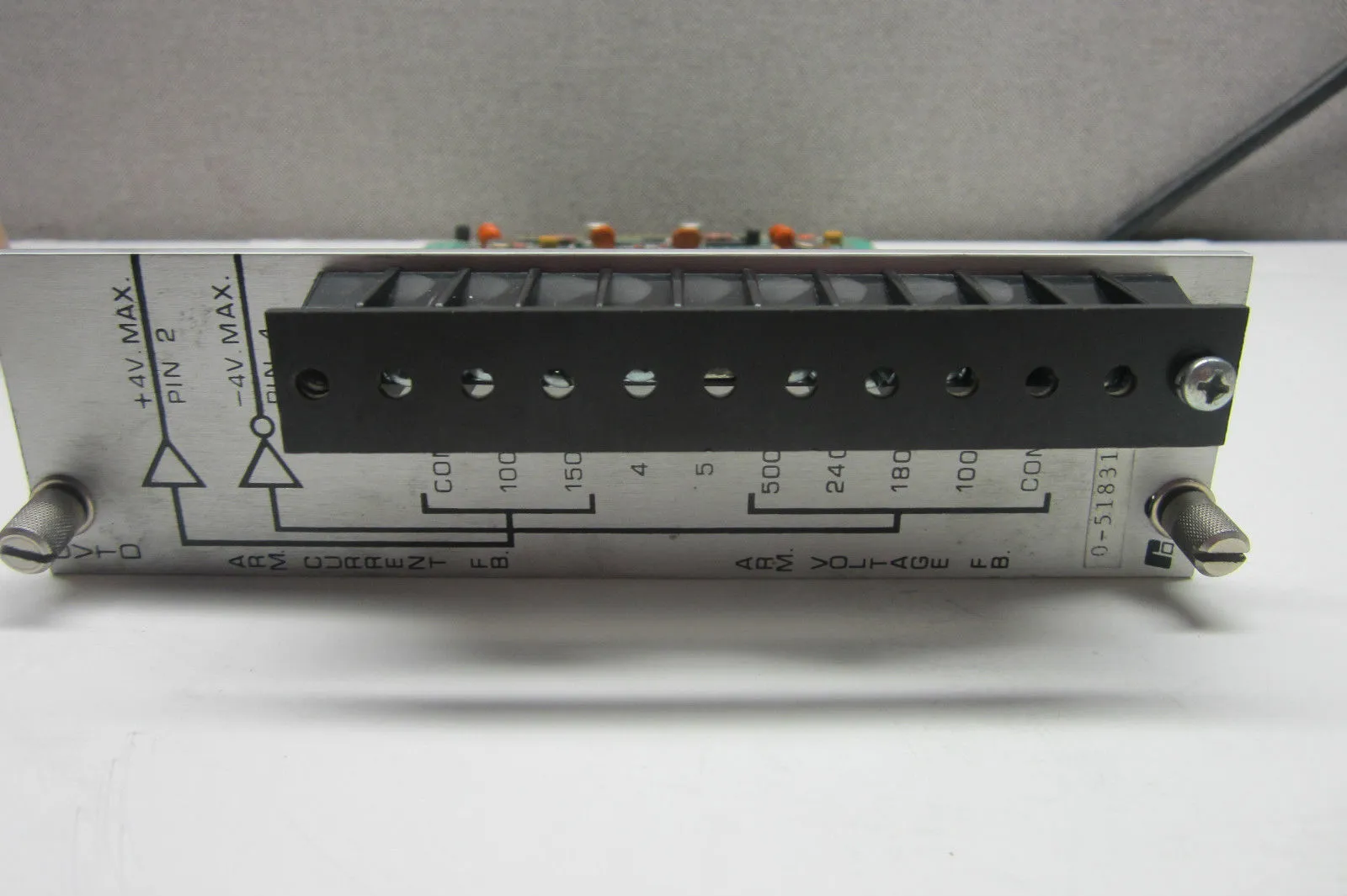 RELIANCE ELECTRIC 0-51831-5 PC BOARD 0518315