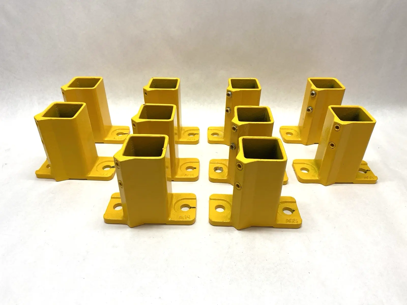 Used Auomation Guarding Systems 2 Hole Foot Bracket LOT OF 10 Robot Parts Michigan US | Maverick Industrial Sales #1391472
