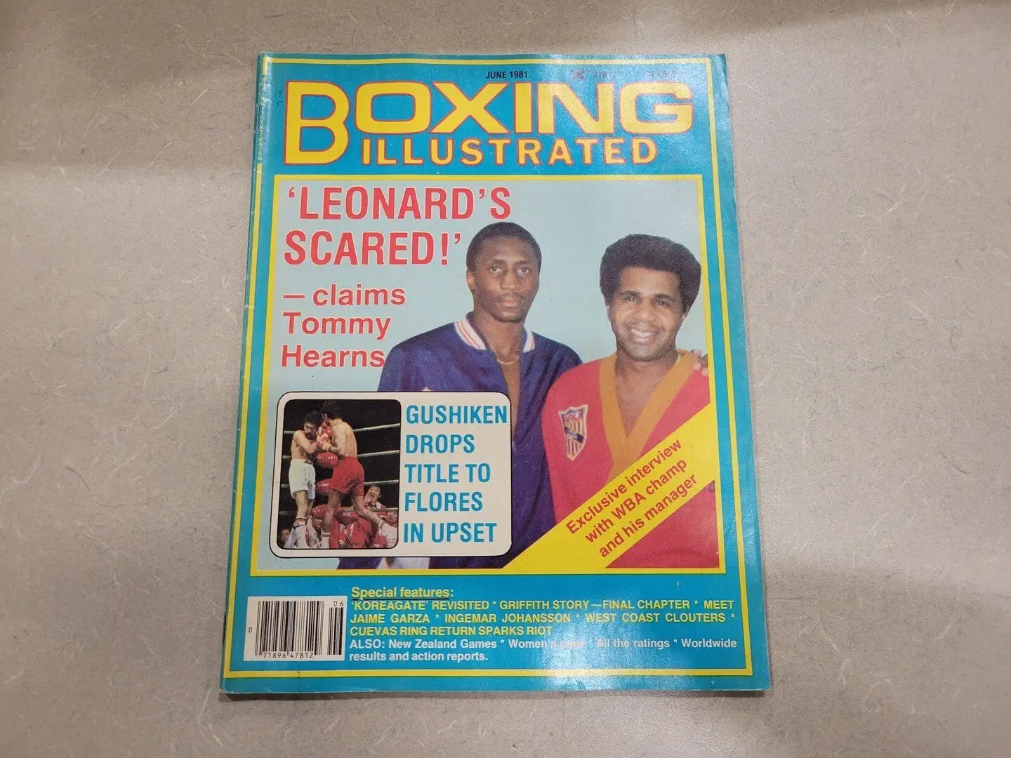 USED BOXING JUNE 1981