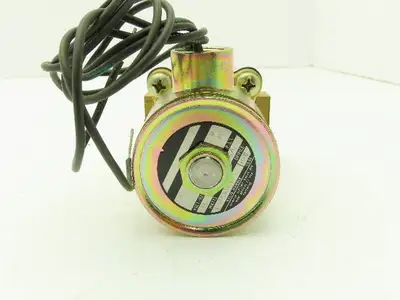 Skinner LA26GB4041 Brass Solenoid Valve 2-Way NC 12VDC 40 PSI 1/2" NPT