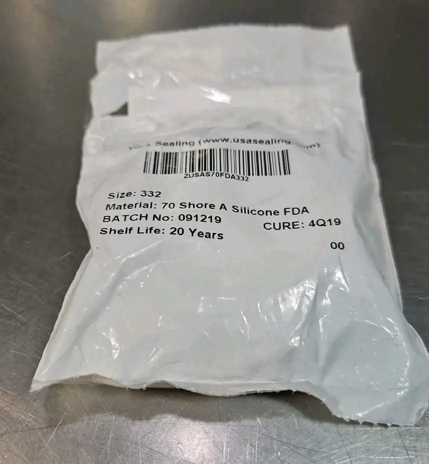 USA Sealing ZUSAS70FDA332 Silicone O-Ring Loc5D24