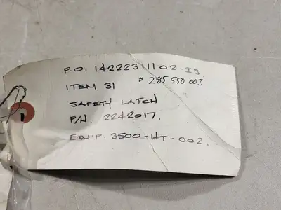 USED R&M MATERIALS HANDLING 2242017