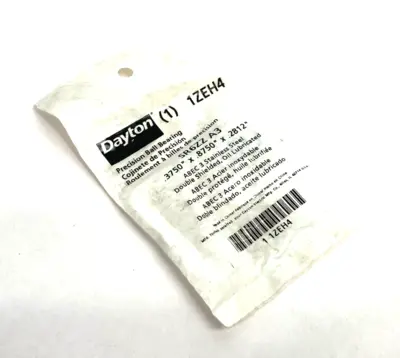 New | in-Stock Dayton Precision Ball Bearing, Stainless Steel, Double Shield Miscellaneous MRO Michigan US | Maverick Industrial Sales #1401261