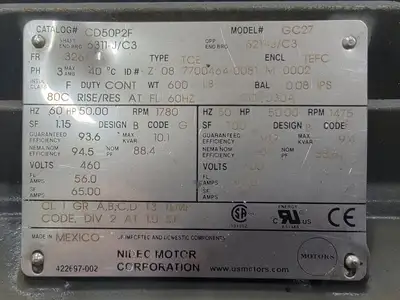 Used US MOTORS CD50P2F Motors (misc) British Columbia CA | Lenmark #246372