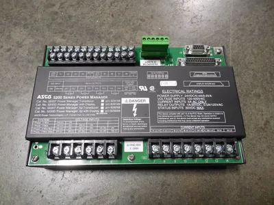ASCO 5200T Power Manager Transducer Series 5200 629168 Used